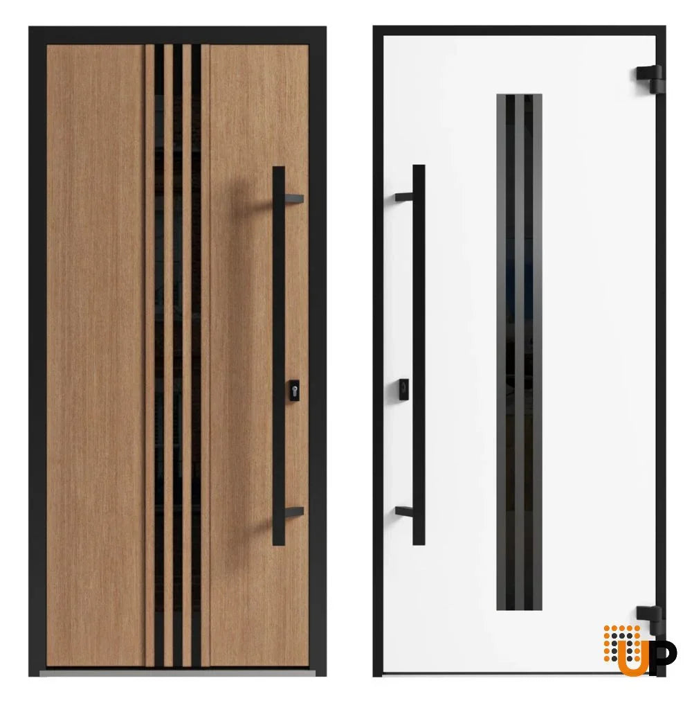 Shield Exterior Front Modern Entry Stainless Steel Security Door