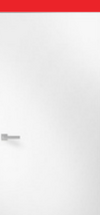 Primed White hidden door