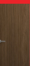 Walnut hidden door