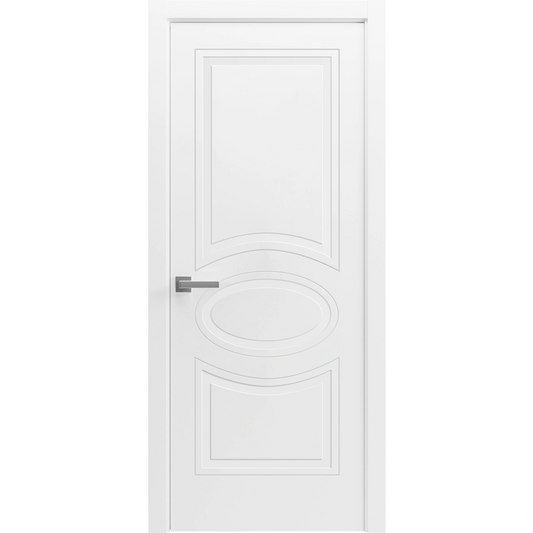 Versailles White Painted Modern Classics Interior Bedroom Bathroom Apartment House Door Complete set with Frames and Casings Included by Doors Near Me