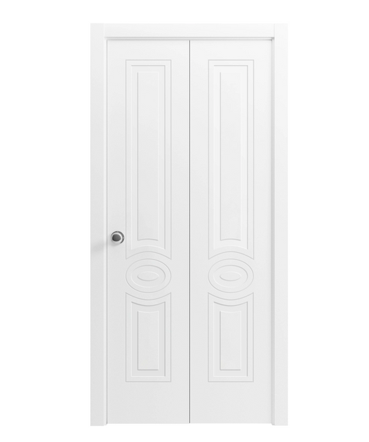 Versailles White Painted Modern Classics Bi-Fold Apartment House Door by Doors Near Me