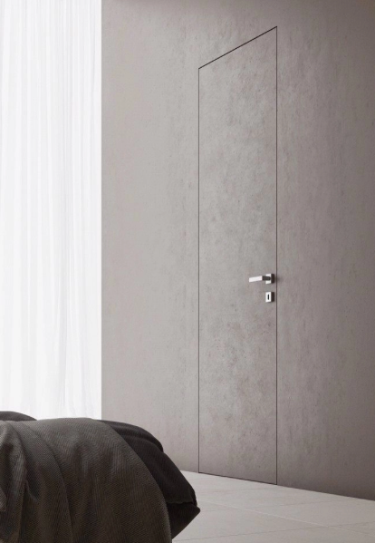 Invisible Primed With Hidden Frame and Hinges Included Modern Classics Interior Bedroom Bathroom Secret Room Apartment House Door