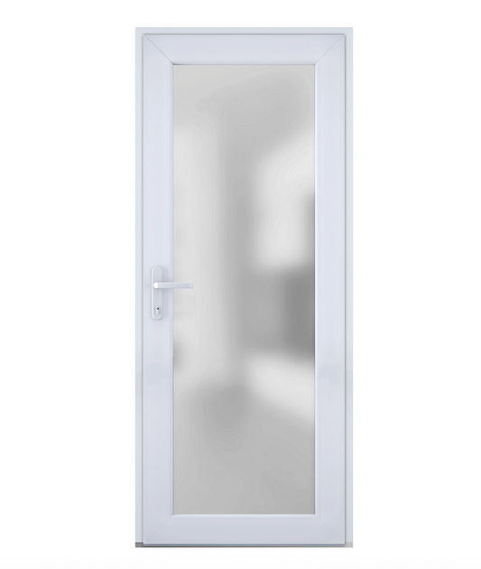1-Lite Metal-Plastic Exterior Entry Door
