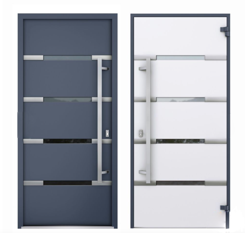 Horizon Exterior Front Modern Entry Stainless Steel Security Door Doors near me